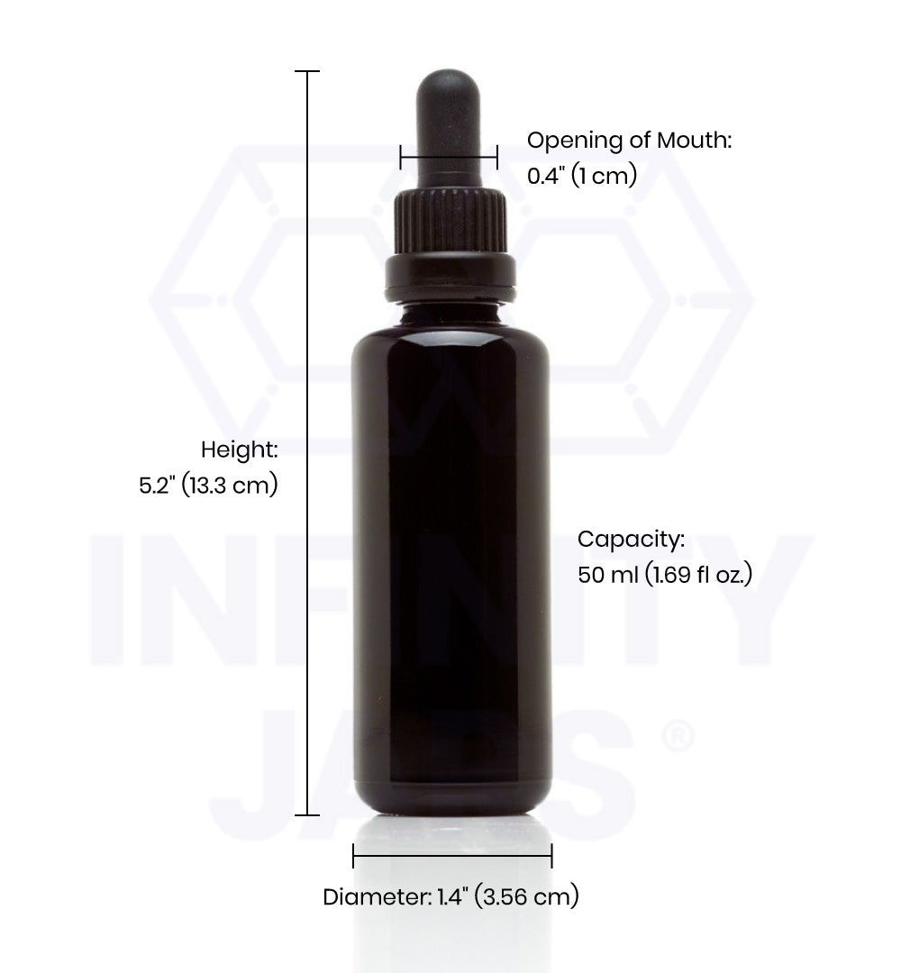 50 ML Glass Pipette Dropper Bottle