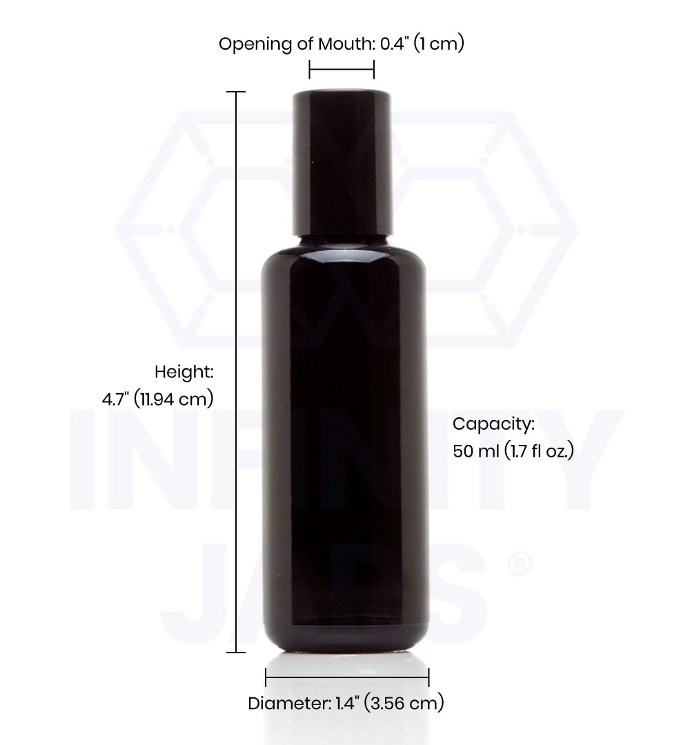 50 ML Stainless Steel Roller Applicator Bottle