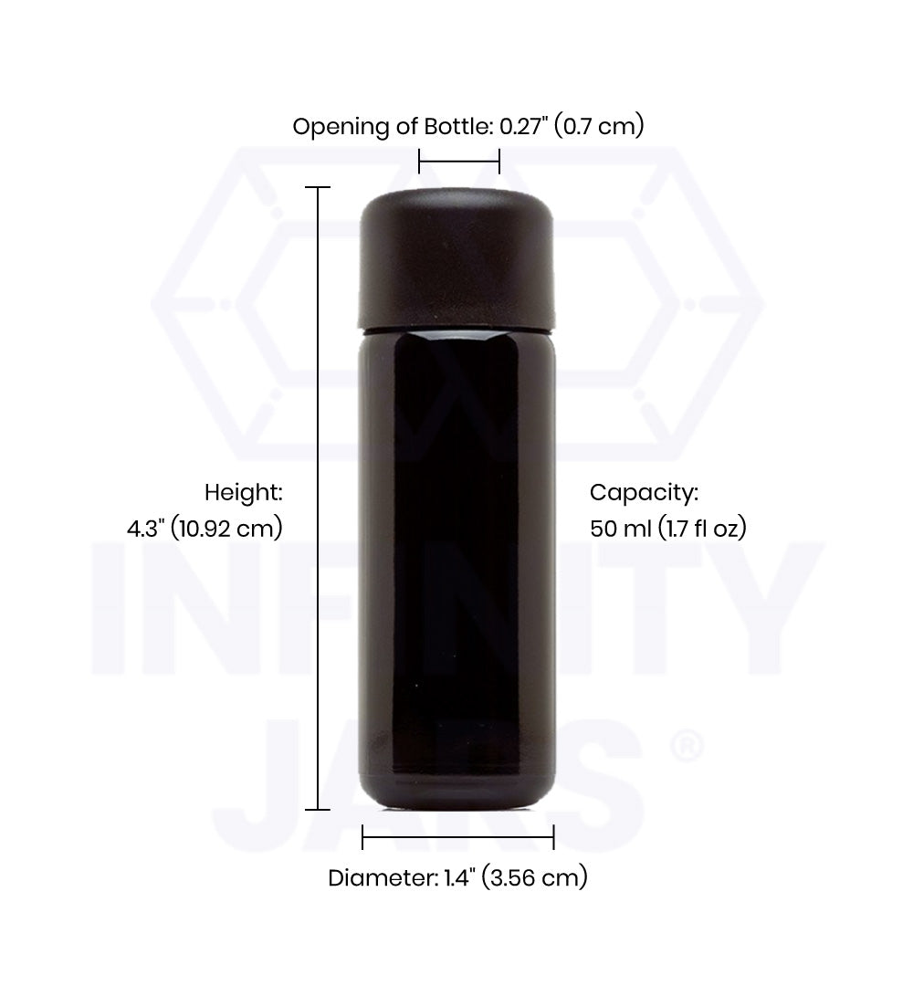 50 ML Glass Slow Pour Bottle