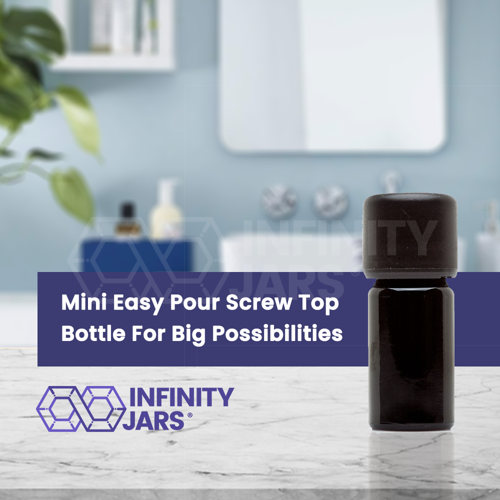 5 ML Easy Pour Screw Top Bottle
