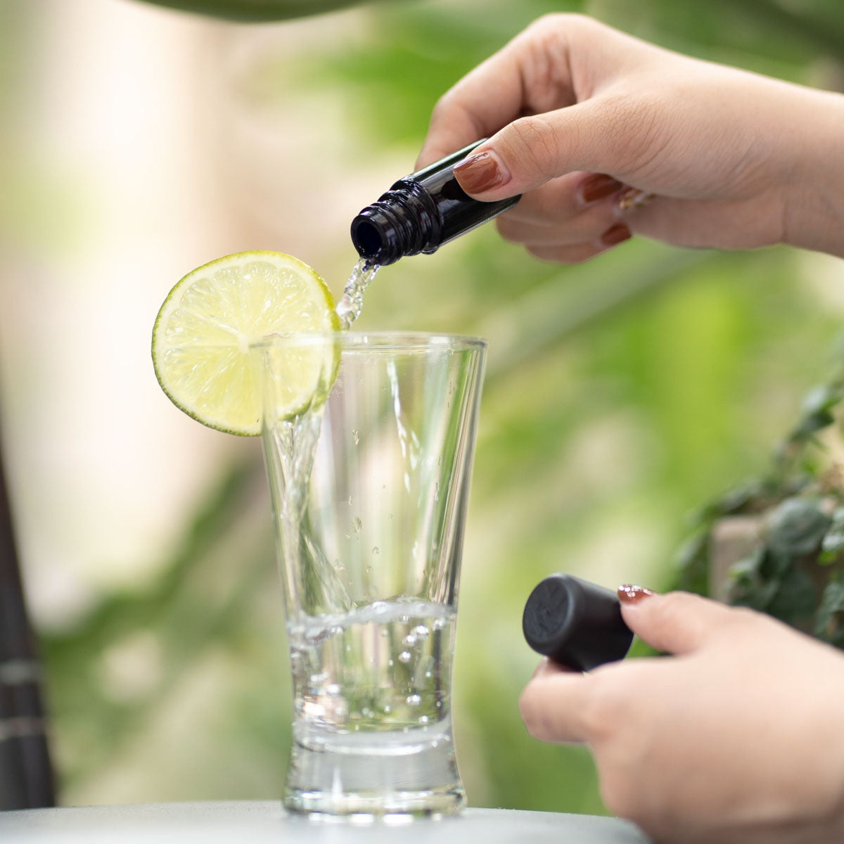 5 ML Childproof Easy Pour Screw Top Glass Bottle