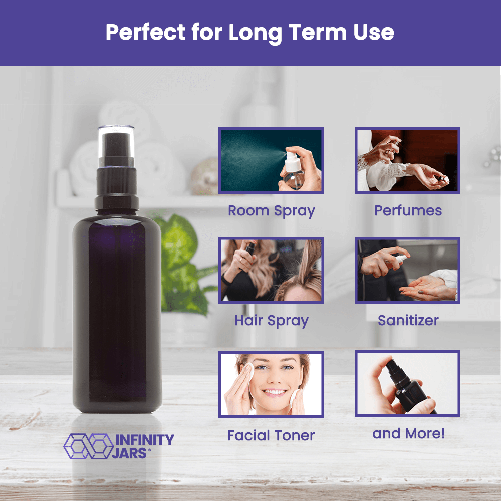 60 ML Glass Fine Mist Spray Bottle