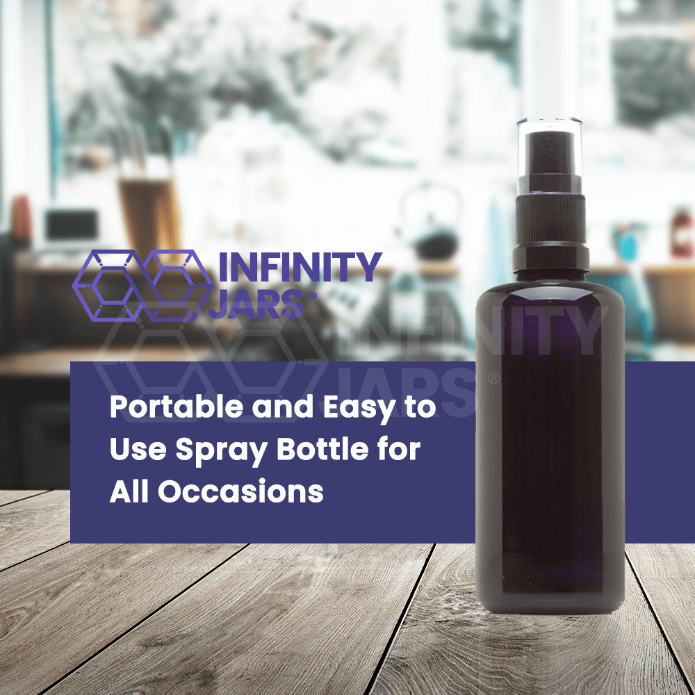 60 ML Glass Fine Mist Spray Bottle