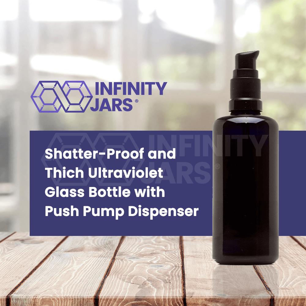 60 ML Glass Push Pump Bottle