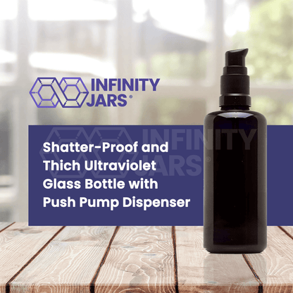60 ML Glass Push Pump Bottle