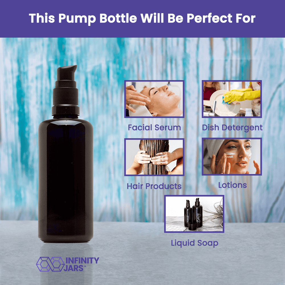 60 ML Glass Push Pump Bottle