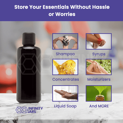 60 ML Easy Pour Screw Top Bottle