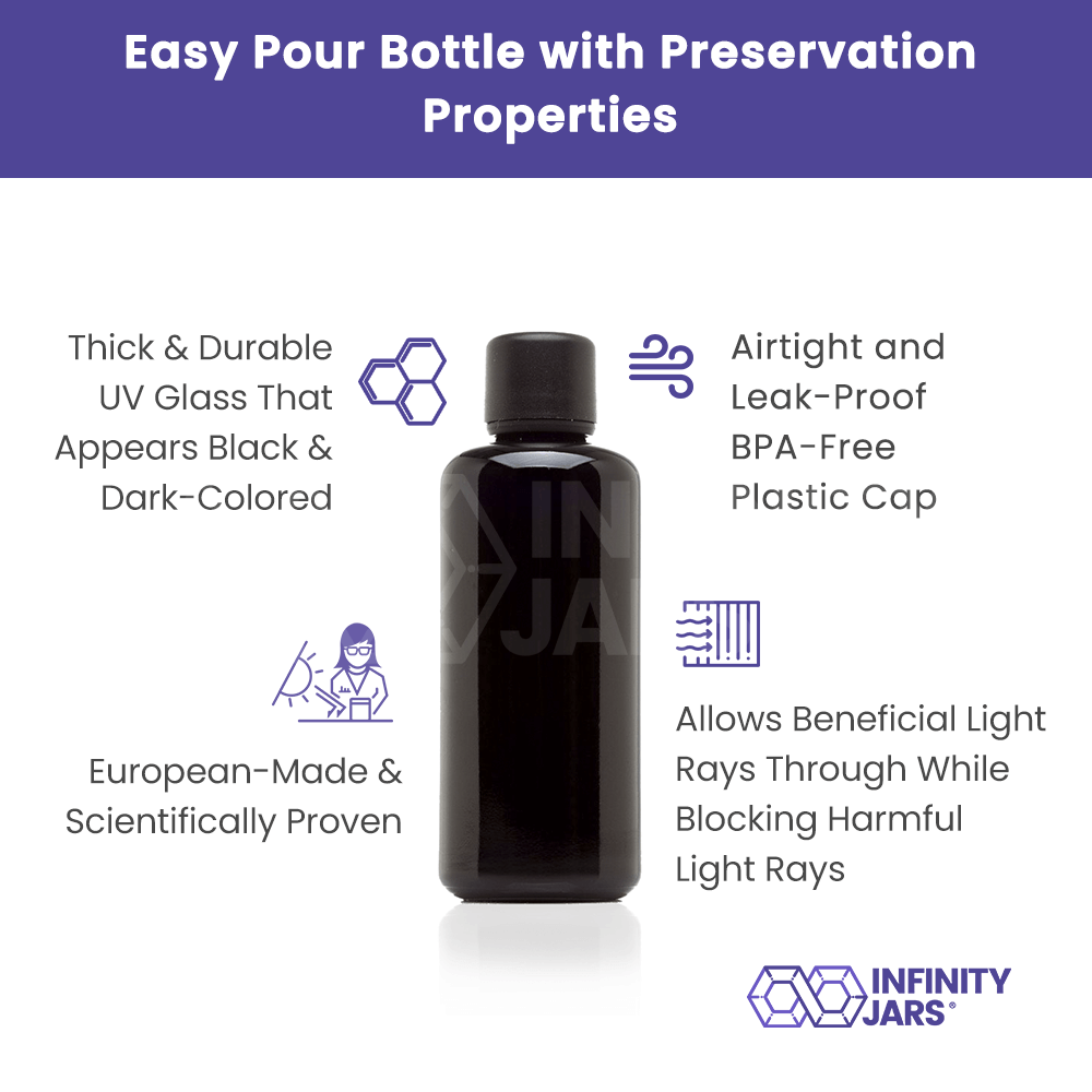 60 ML Easy Pour Screw Top Bottle