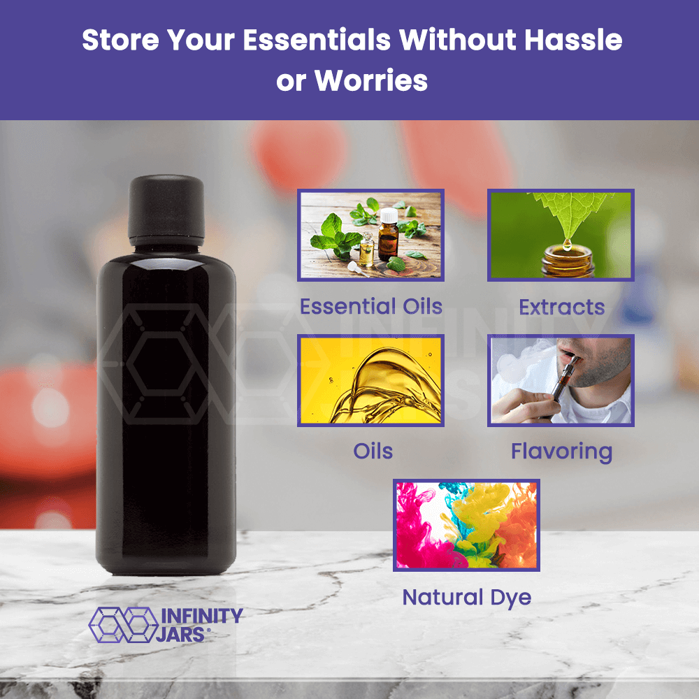 60 ML Glass Essential Oil Bottle with Euro Dropper Cap