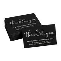 Thank You For Your Order Package Insert Cards