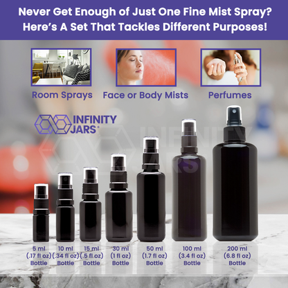 Fine Mist Spray 7 Bottle Variety Pack