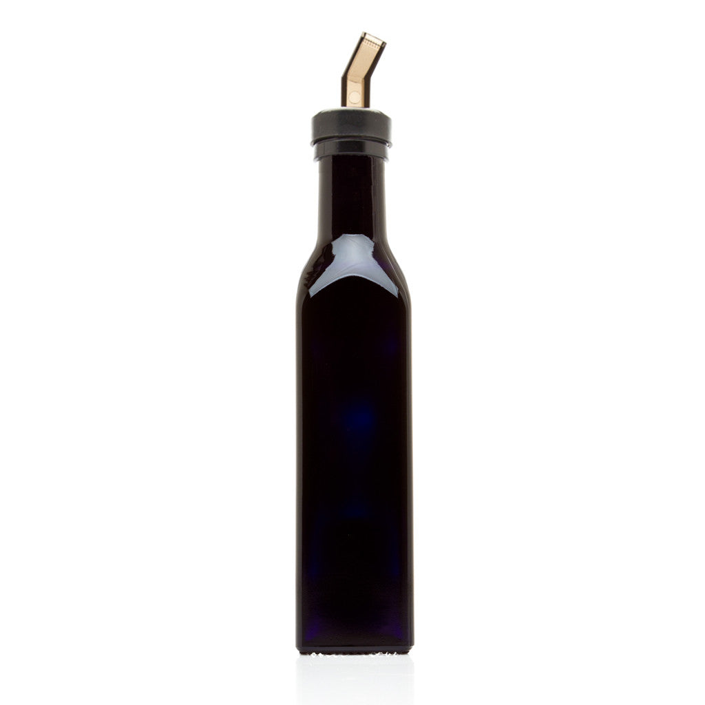 250 ML Square Glass Bottle with Oil Spout