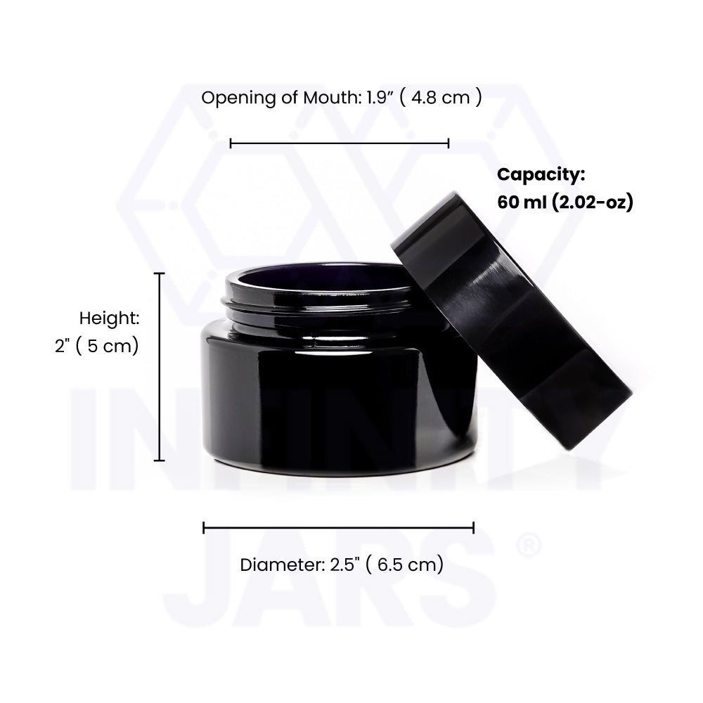 60 ML Childproof Classic Screw Top Jar