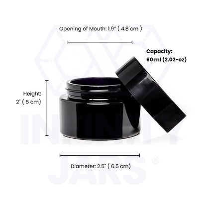 60 ML Childproof Classic Screw Top Jar