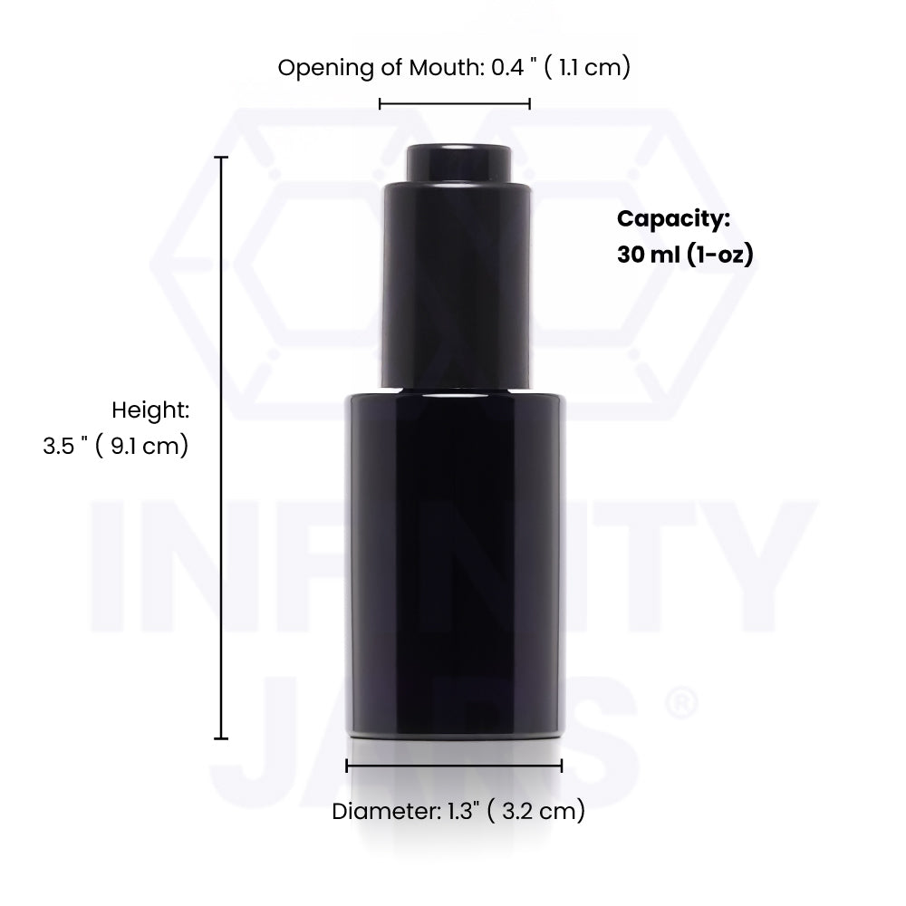 30 ML Glass Push Button Pipette Dropper Bottle