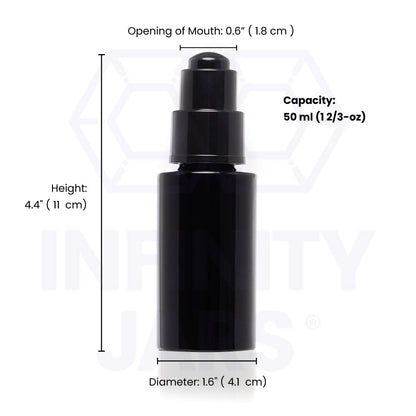 50 ML Glass Push Button Pipette Dropper Bottle