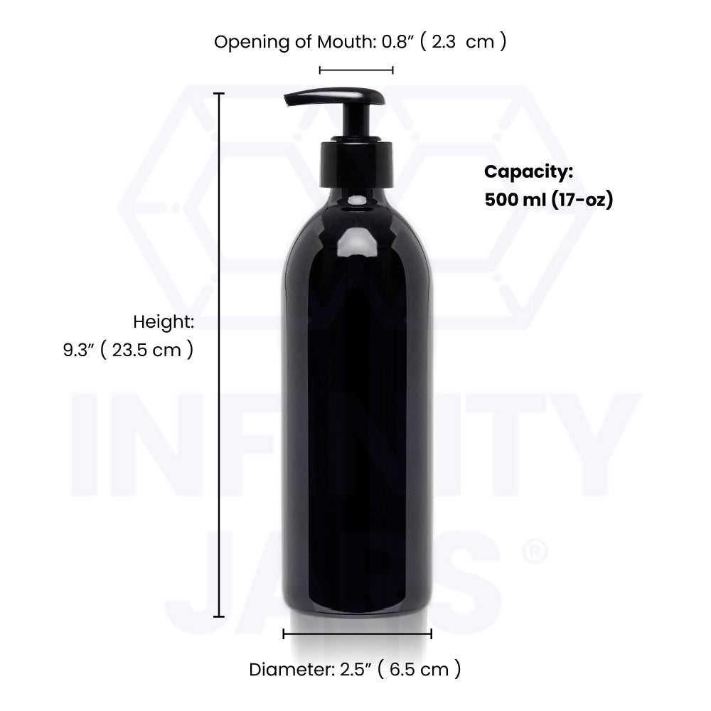 500 ML Glass Soap Dispenser Bottle