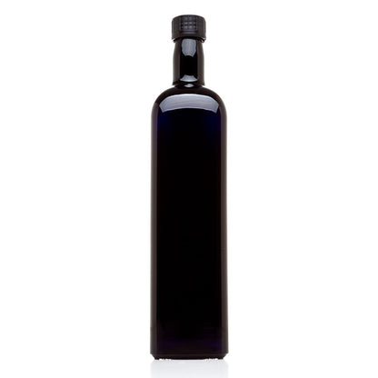 1 L Square Glass Bottle with Oil Spout