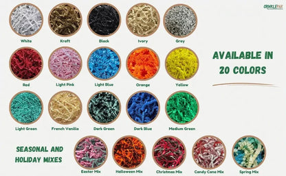 Crinkle paper color selection guide