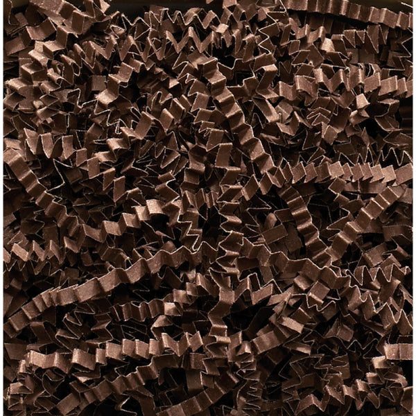 Chocolate crinkle paper color and texture