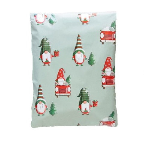 Christmas gnome 10 by 13 inch poly mailers