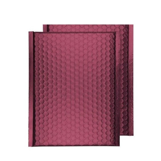 Dark purple metallic 8.5 by 12 inch bubble mailers