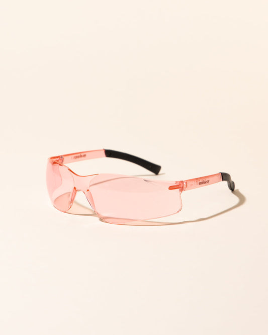 Pink Safety Glasses – product view 1