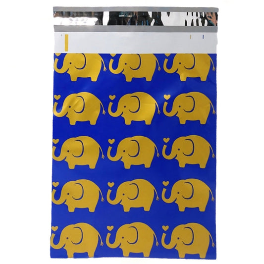 Elephant 10 by 13 inch poly mailers