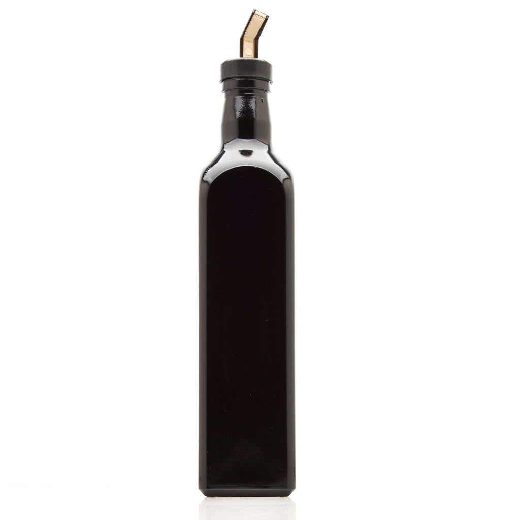 500 ML Square Glass Bottle with Oil Spout