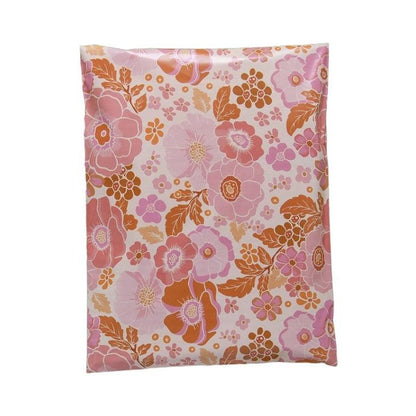 Fall floral 10 by 13 inch poly mailers