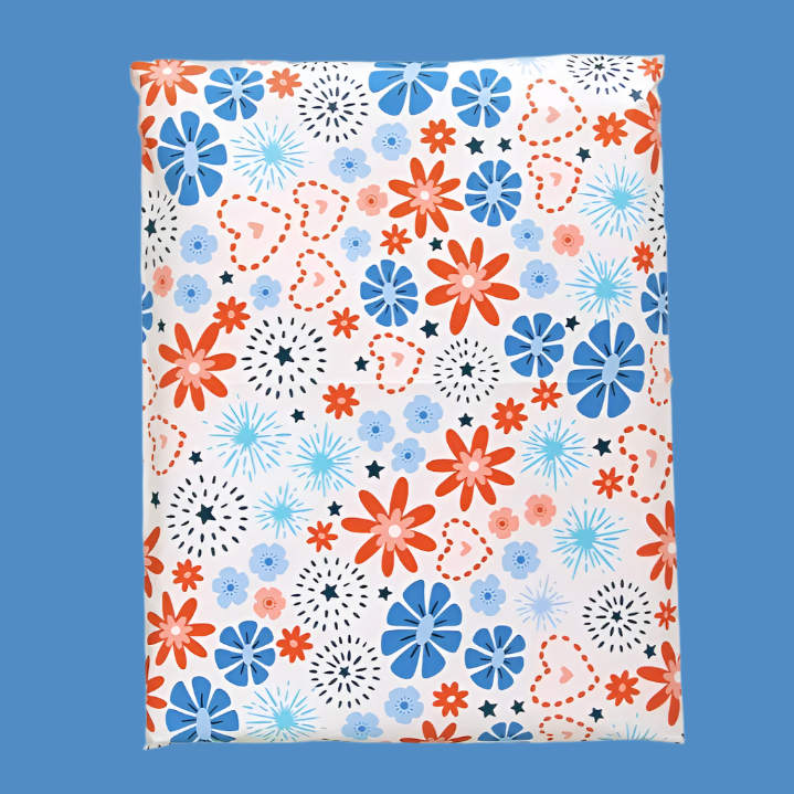 Fireworks Poly Mailers Summer – 6 × 9 Inch