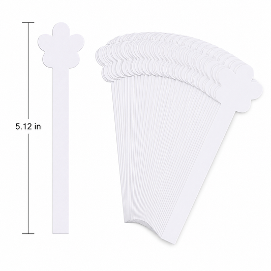 Flower shaped perfume tester strips