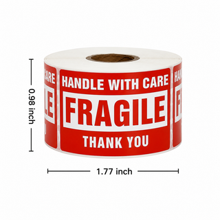 Fragile Shipping Stickers – 250 Count Roll