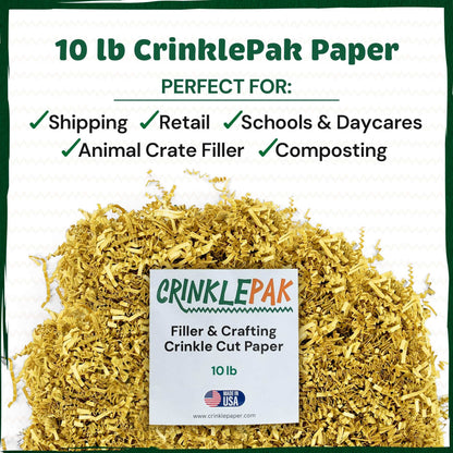 French vanilla crinkle paper packaging presentation