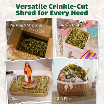 French vanilla crinkle paper filler detail