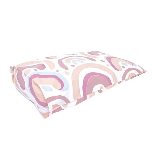 Gusseted boho rainbow 14.5 by 19 by 4 inch poly mailers