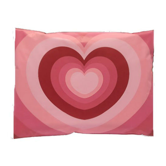 Heart Valentine 14 by 17 inch poly mailers