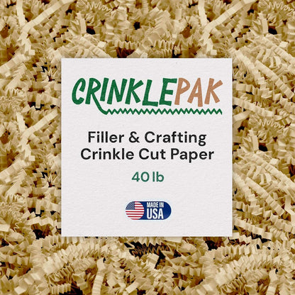 Ivory crinkle paper, 40 lb