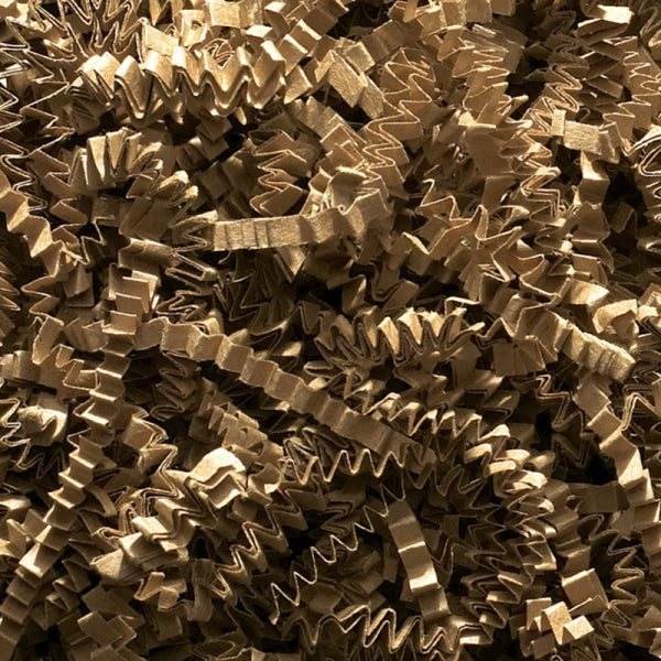 Kraft crinkle paper color and texture