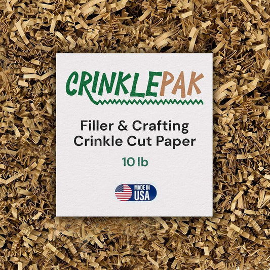 Kraft crinkle paper, 10 lb