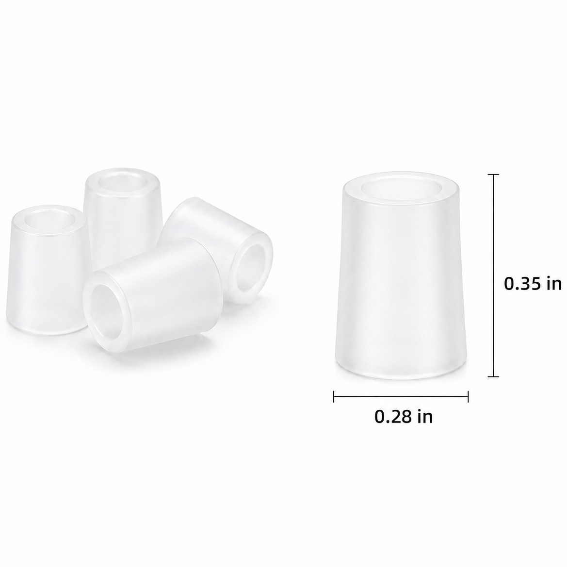 Luer lock syringe adapters for perfume decanting