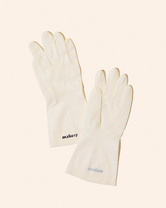 Nitrile chemical-resistant maker gloves