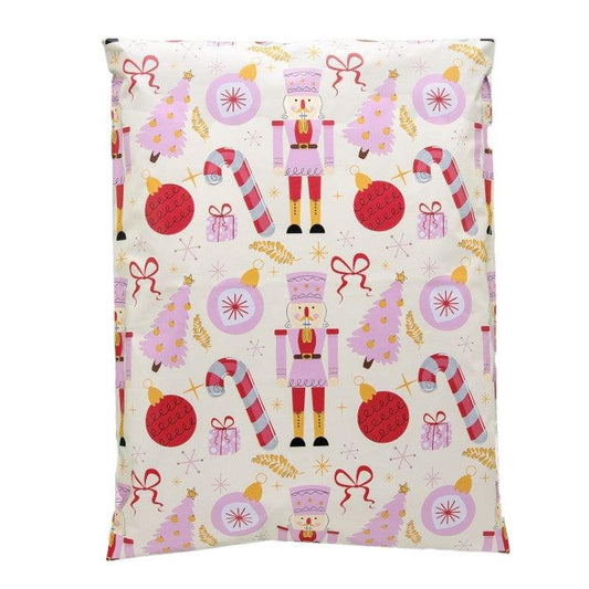 Nutcracker Christmas 10 by 13 inch poly mailers