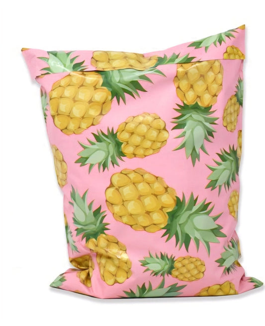 Pineapple 10 by 13 inch poly mailers