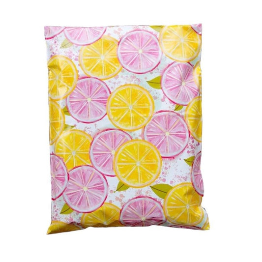Pink lemonade 6 by 9 inch poly mailers