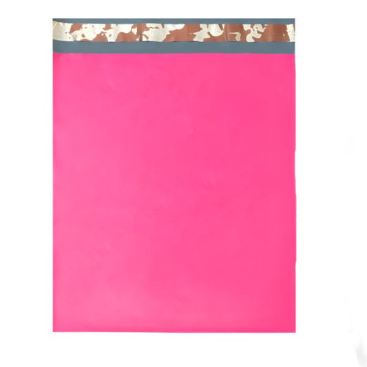 Pink 10 by 13 inch poly mailers