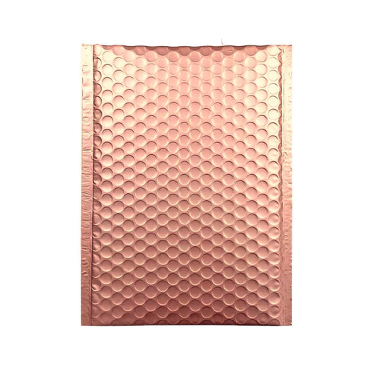 Rose gold 6.5 by 10 inch bubble mailers