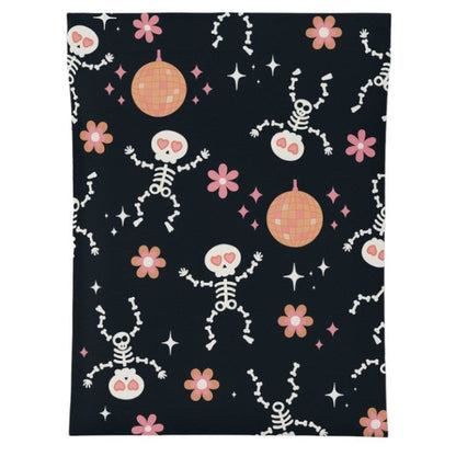 Skeleton disco-ball Halloween 14 by 17 inch poly mailers