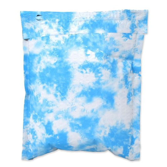 Sky tie-dye 6.5 by 10 inch bubble mailers