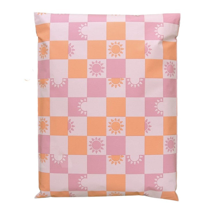 Sunny check 14 by 17 inch poly mailers